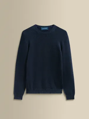 Bourette Silk Crew Neck Sweater