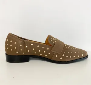 Copenhagen Shoes - Molly Suede Loafers Khaki