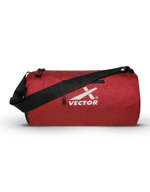 VECTOR X Attacker gym bag Polyester for Men & Women (Black) 17 L